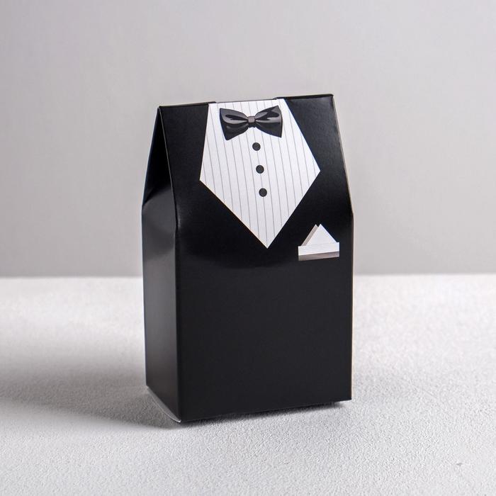 фото Бонбоньерка свадебная «костюм жениха», 5.8 × 10 см дарите счастье