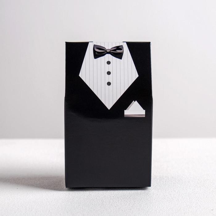 фото Бонбоньерка свадебная «костюм жениха», 5.8 × 10 см дарите счастье