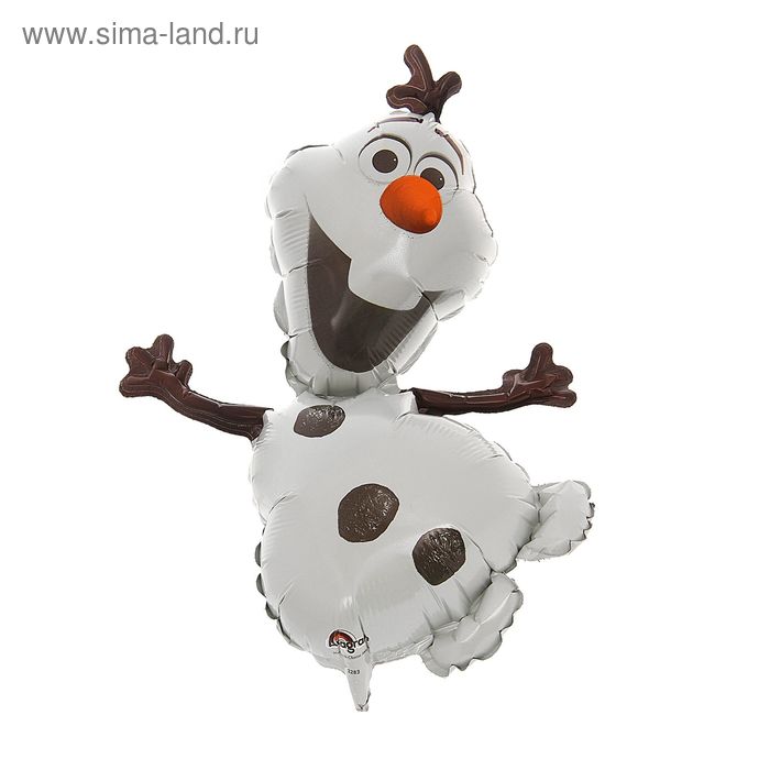 Шар фольгированный 12" «Холодное сердце. Олаф», для палочки
Шар фольгированный 12" «Холодное сердце. Олаф», для палочки