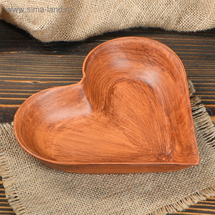 Салатник "Сердце", гладкий, красная глина, 0.5 л
Салатник "Сердце", гладкий, красная глина, 0.5 л