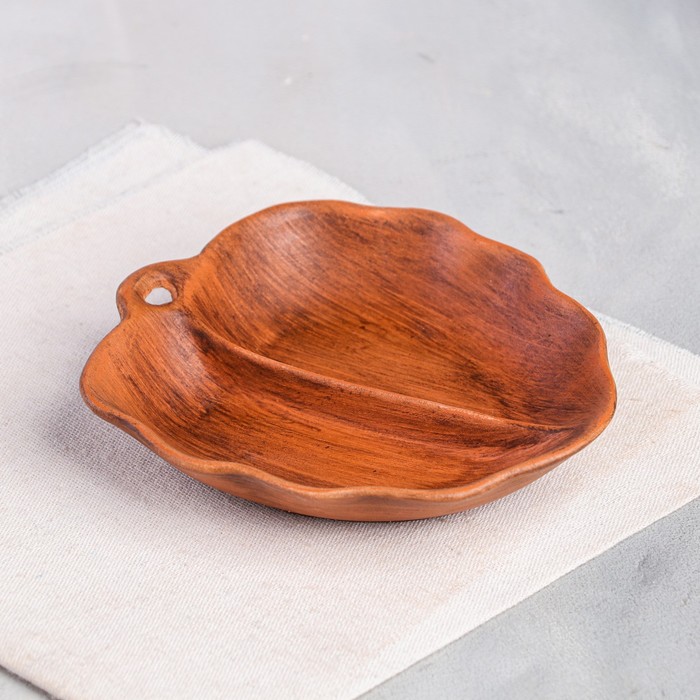 Менажница "Берёзовый лист", красная глина, 14*15 см
Менажница "Берёзовый лист", красная глина, 14*15 см