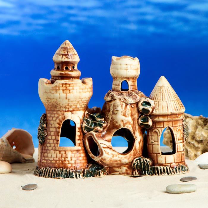 Декорация для аквариума "Пять башен на гроте", 12×25×22 см, микс
Декорация для аквариума "Пять башен на гроте", 12×25×22 см, микс