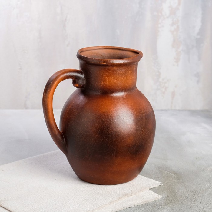 Кувшин "Крынка", гладкий, красная глина, 2.5 л
Кувшин "Крынка", гладкий, красная глина, 2.5 л