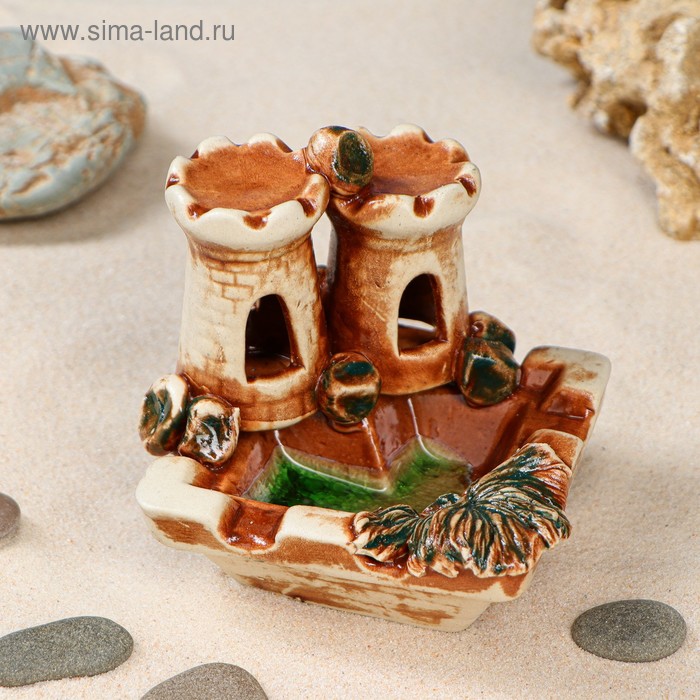 Декорация для аквариума "Две башни и ров'', 13 х 11 х 10 см, микс
Декорация для аквариума "Две башни и ров'', 13 х 11 х 10 см, микс