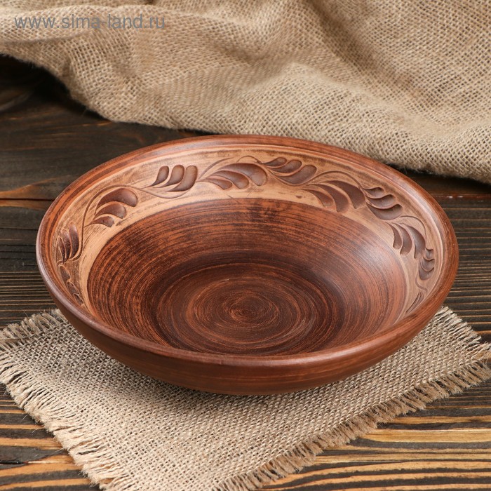 Салатник "Этно", роспись ангобом, d=20 см
Салатник "Этно", роспись ангобом, d=20 см