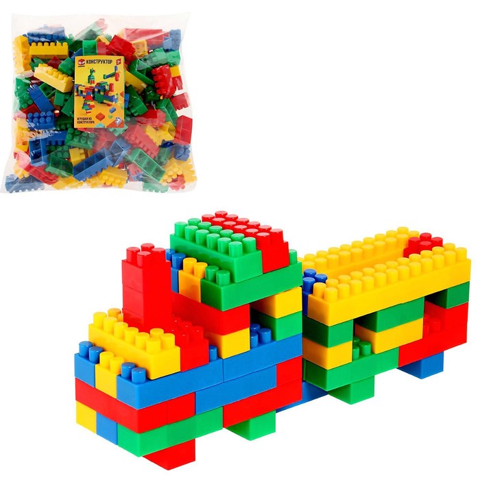 Конструктор №4, универсальный 216 деталей
Конструктор №4, универсальный 216 деталей