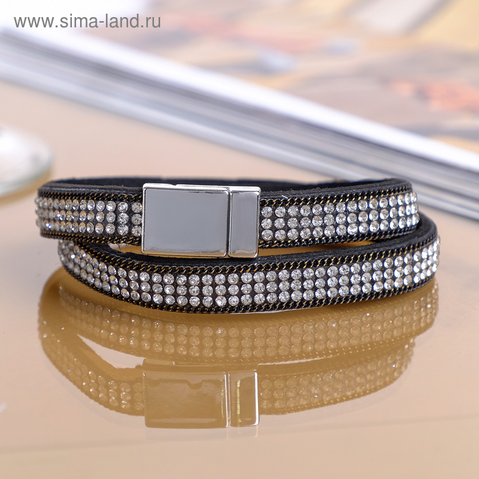 Браслет кожа "Каменная роскошь", цвет чёрно-белый в серебре, 37см
Браслет кожа "Каменная роскошь", цвет чёрно-белый в серебре, 37см