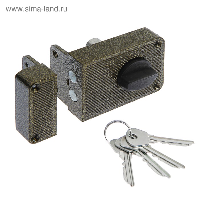 Замок накладной "СТАНДАРТ" ЗН1-3С, цвет бронза
Замок накладной "СТАНДАРТ" ЗН1-3С, цвет бронза