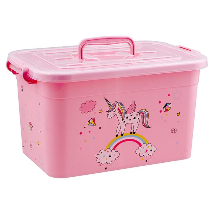 Ящик для игрушек «Радуга» с крышкой и ручками, 6,5 л, МИКС
Ящик для игрушек «Радуга» с крышкой и ручками, 6,5 л, МИКС