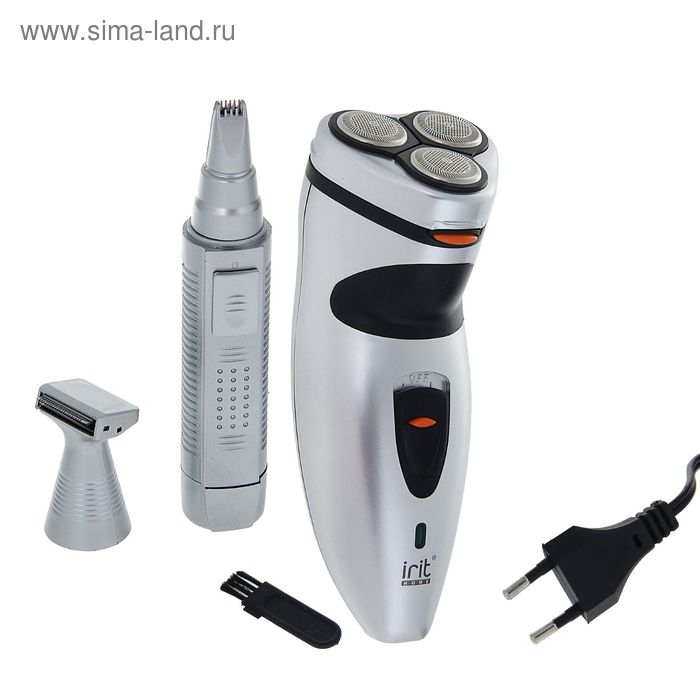 Бритвенный набор Irit IR-3207, 3 Вт, бритва с 3 головками + триммер с 2 насадками
Бритвенный набор Irit IR-3207, 3 Вт, бритва с 3 головками + триммер с 2 насадками