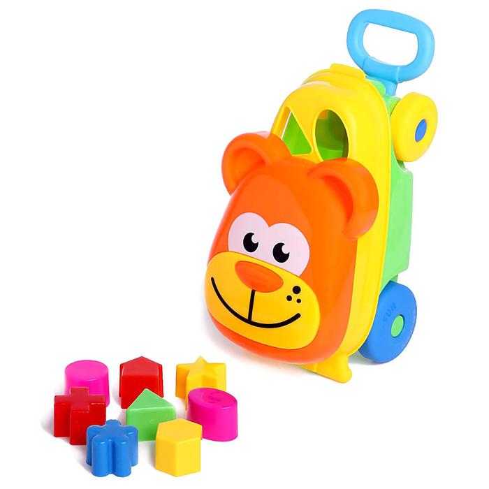 Логическая каталка-сортер 3 в 1 «Медвежонок», МИКС
Логическая каталка-сортер 3 в 1 «Медвежонок», МИКС