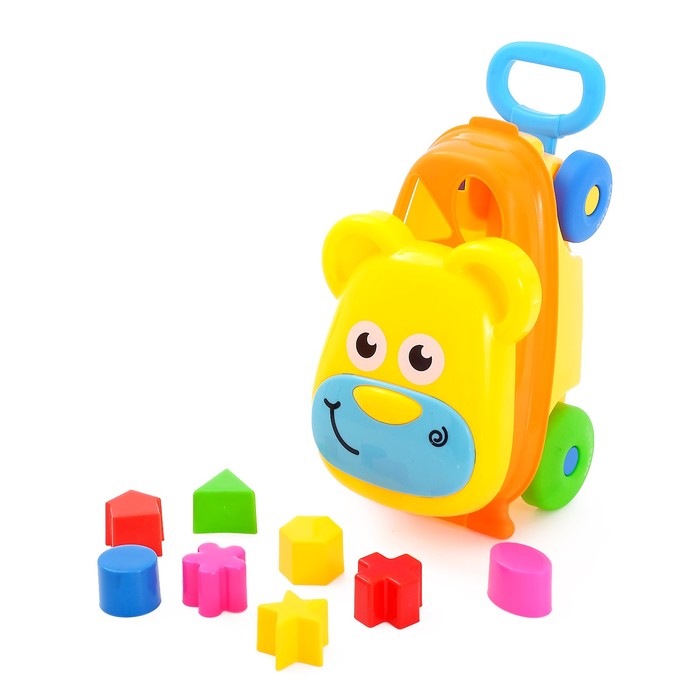 Логическая каталка-сортер 3 в 1 «Мишка», МИКС
Логическая каталка-сортер 3 в 1 «Мишка», МИКС