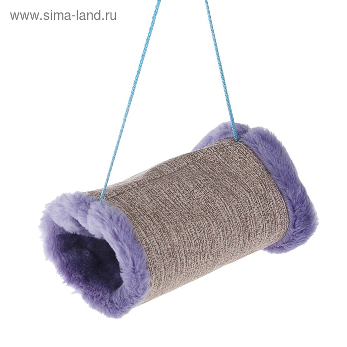 Подвесной меховой туннель для грызунов, 19 х 12 х 13 см МИКС ЦВЕТОВ
Подвесной меховой туннель для грызунов, 19 х 12 х 13 см МИКС ЦВЕТОВ