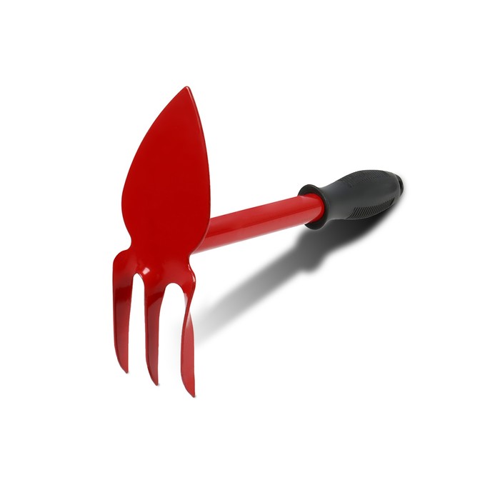 Мотыжка комбинированная, длина 31 см, 3 зубца, резиновая ручка
Мотыжка комбинированная, длина 31 см, 3 зубца, резиновая ручка