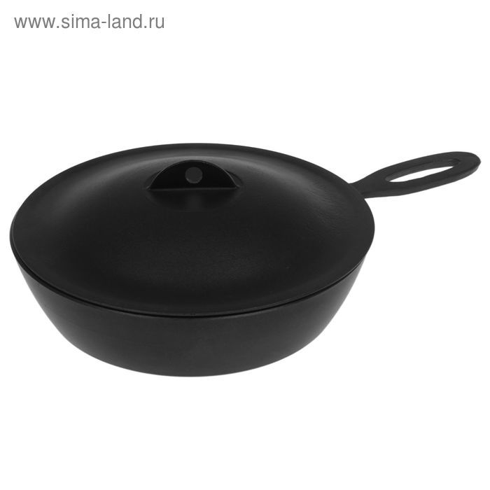 Сковорода, d=26 см, алюминиевая крышка, антипригарное покрытие, цвет чёрный
Сковорода, d=26 см, алюминиевая крышка, антипригарное покрытие, цвет чёрный