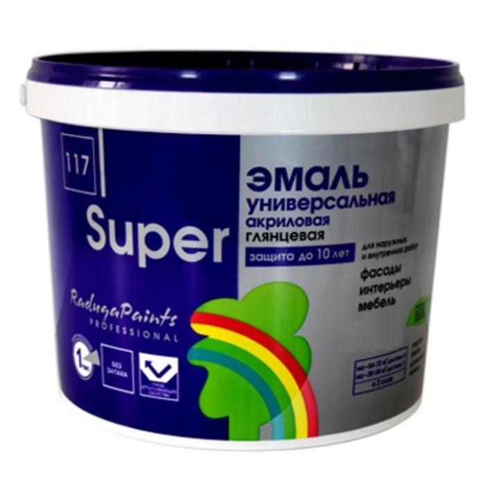 Эмаль универсальная 117 "Супер", база А 0,9л
Эмаль универсальная 117 "Супер", база А 0,9л