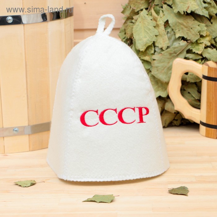 Шапка для бани "СССР" микс 
Шапка для бани "СССР" микс