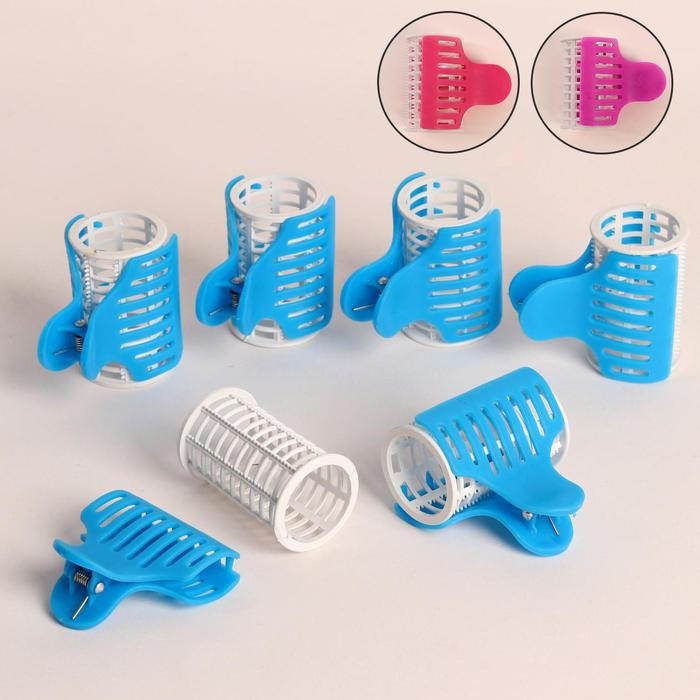 Бигуди с крабом, d = 3,4 см, 6 шт, МИКС
Бигуди с крабом, d = 3,4 см, 6 шт, МИКС