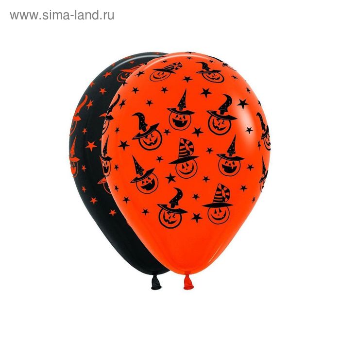 Шар латексный 12" «Шляпы на тыкве», 5-сторонний рисунок, пастель, набор 50 шт., цвет чёрный/оранжевый, МИКС
Шар латексный 12" «Шляпы на тыкве», 5-сторонний рисунок, пастель, набор 50 шт., цвет чёрный/оранжевый, МИКС