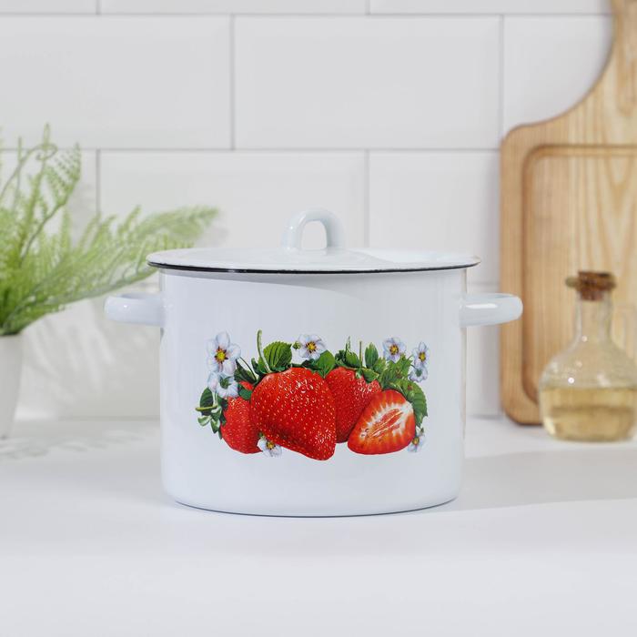Кастрюля цилиндрическая «Клубника садовая», 3,5 л
Кастрюля цилиндрическая «Клубника садовая», 3,5 л