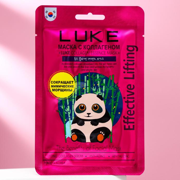 Маска для лица LUKE Collagen Essence Mask Маска, с коллагеном, 21 г
Маска для лица LUKE Collagen Essence Mask Маска, с коллагеном, 21 г