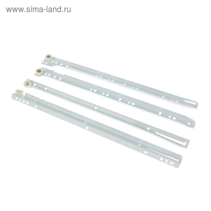 Роликовые направляющие, L=400 мм, до 12 кг, белые, 4 шт.
Роликовые направляющие, L=400 мм, до 12 кг, белые, 4 шт.