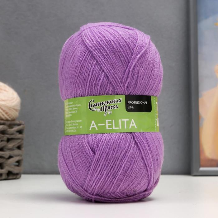 Пряжа A-elita (Аэлита) 50% шерсть, 50% акрил 781м/100гр (65 сир.дали) 
Пряжа A-elita (Аэлита) 50% шерсть, 50% акрил 781м/100гр (65 сир.дали)