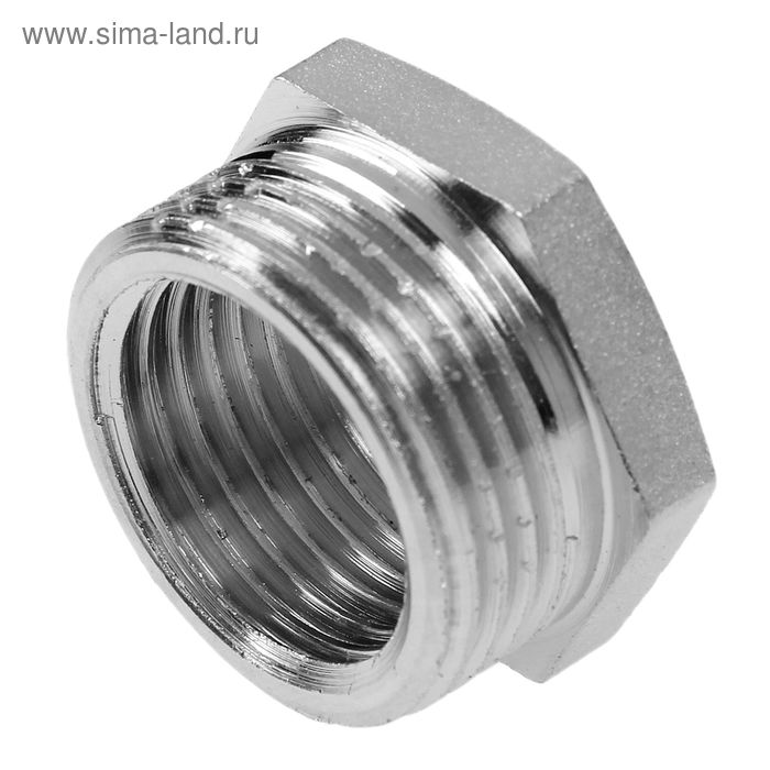 Футорка AQUALINK, 1/2" х 3/4", никелированная латунь
Футорка AQUALINK, 1/2" х 3/4", никелированная латунь