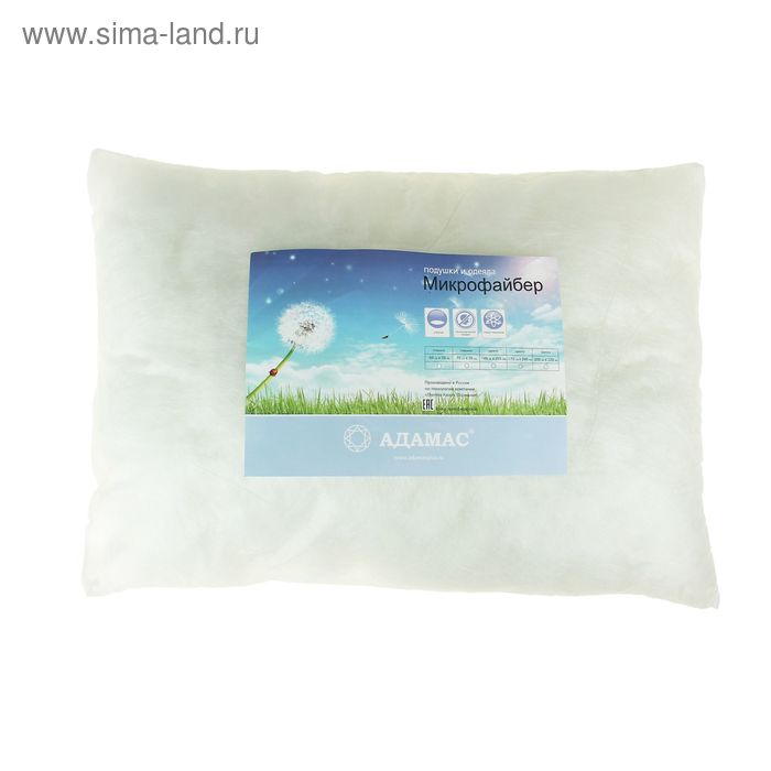 Подушка Адамас синтетическая 50х70 см, микрофайбер чехол спанбонд, п/э
Подушка Адамас синтетическая 50х70 см, микрофайбер чехол спанбонд, п/э