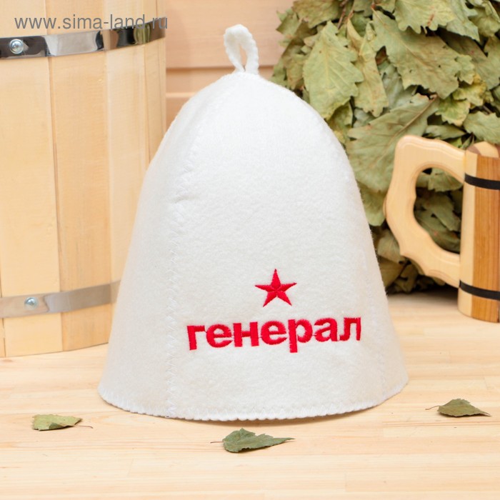 Шапка для бани "Генерал"
Шапка для бани "Генерал"