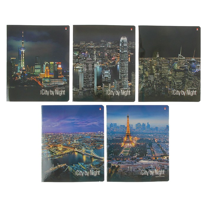 Тетрадь 48 листов в клетку "Ночные города", обложка мелованный картон, УФ-лак, МИКС
Тетрадь 48 листов в клетку "Ночные города", обложка мелованный картон, УФ-лак, МИКС