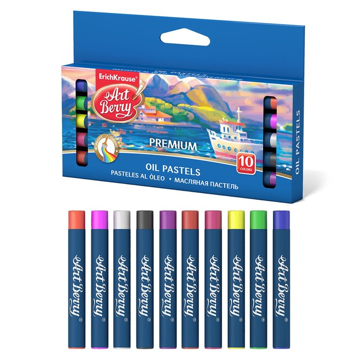 Пастель масляная, 10 цветов, Top-Level Creative Line, суперъяркие цвета, диаметр 9 мм
Пастель масляная, 10 цветов, Top-Level Creative Line, суперъяркие цвета, диаметр 9 мм