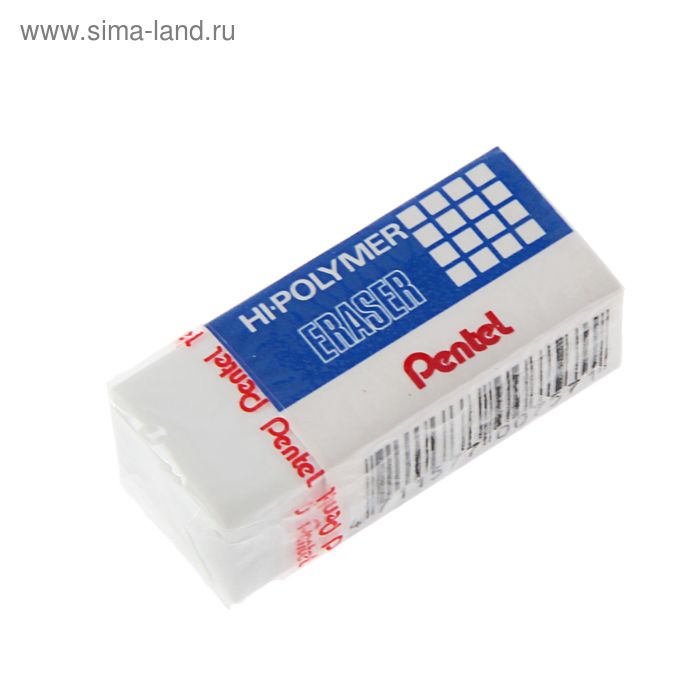 Ластик Pentel Hi-Polymer 35 х 16 х 11 мм, синтетика, микрокапсулы растворяют надпись, белый
Ластик Pentel Hi-Polymer 35 х 16 х 11 мм, синтетика, микрокапсулы растворяют надпись, белый