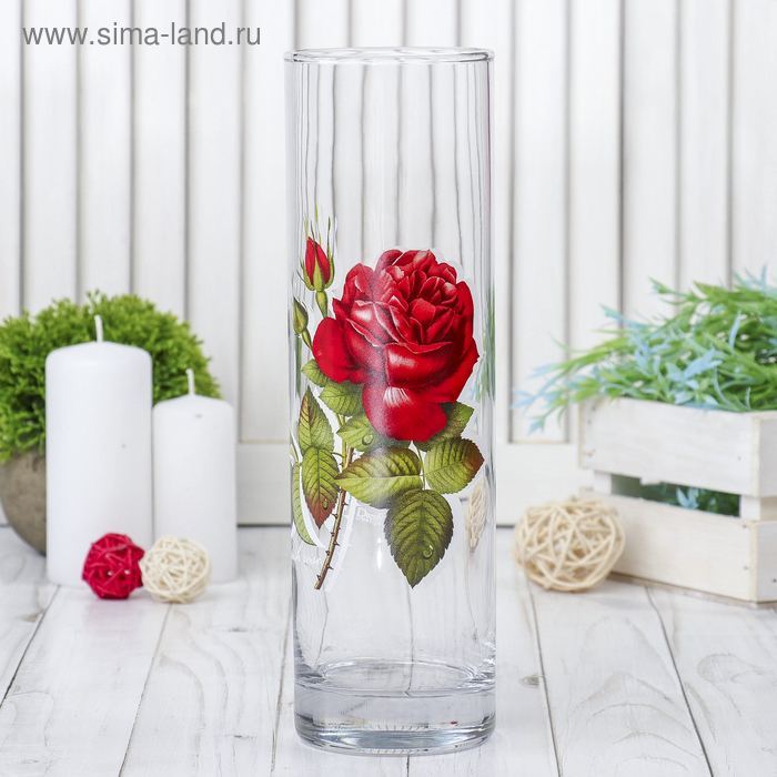Ваза FLORA "Алая роза" 7,5х26,5см
Ваза FLORA "Алая роза" 7,5х26,5см