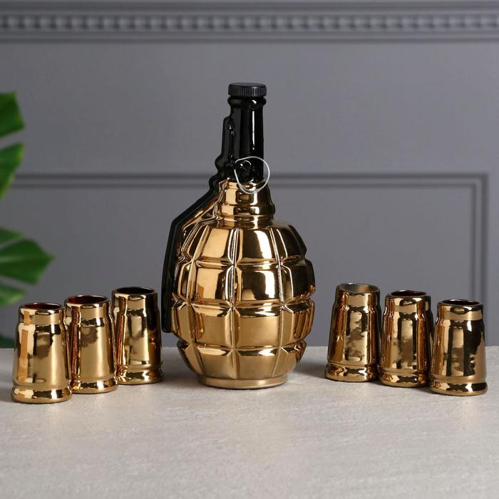 Набор для коньяка "Граната'', 7 предметов, 0.75/0.05 л, микс
Набор для коньяка "Граната'', 7 предметов, 0.75/0.05 л, микс