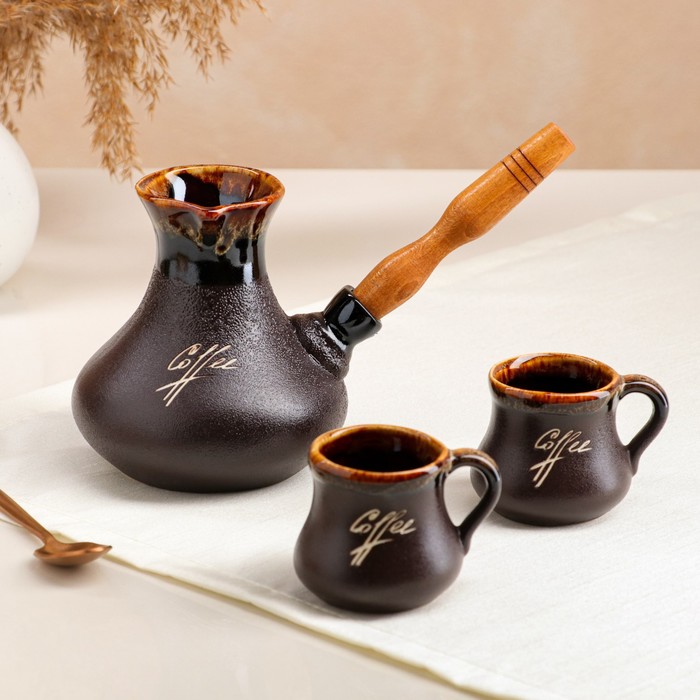 Кофейный набор "Восточный", керамика, 0.4/0.1 л
Кофейный набор "Восточный", керамика, 0.4/0.1 л