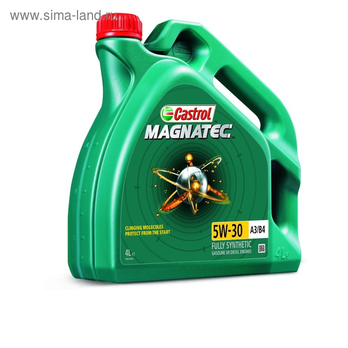 Масло моторное Castrol Magnatec 5W-30 A3/B4/C3, 4 л 
Масло моторное Castrol Magnatec 5W-30 A3/B4/C3, 4 л