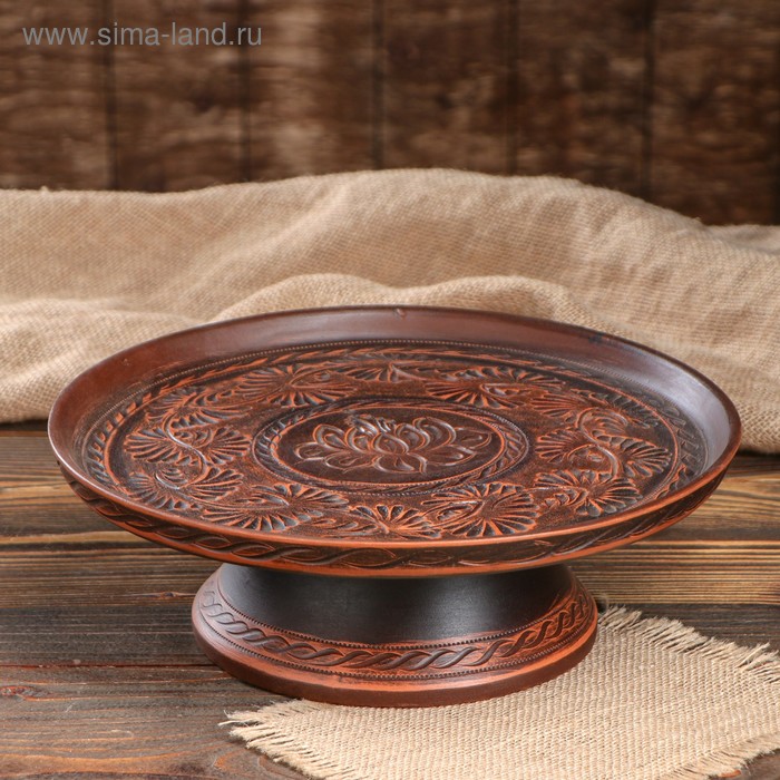 Фруктовница "Ажур", красная глина, 30 см 
Фруктовница "Ажур", красная глина, 30 см