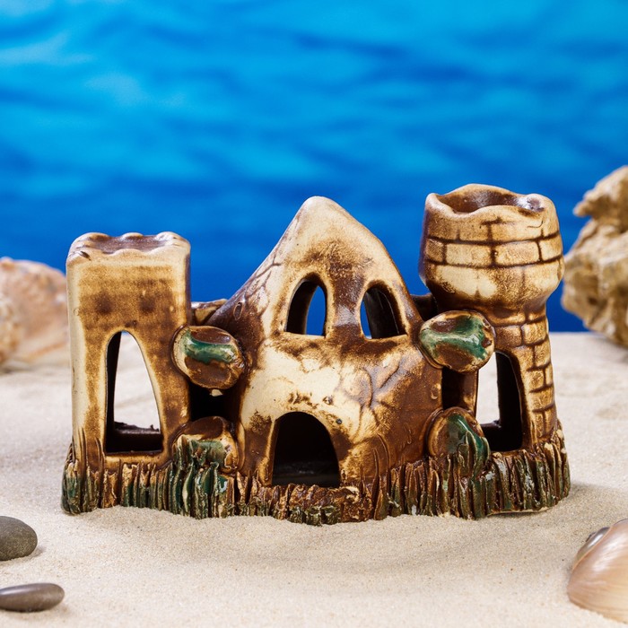 Декорация для аквариума "Крепость с башней", 7х15х10 см
Декорация для аквариума "Крепость с башней", 7х15х10 см