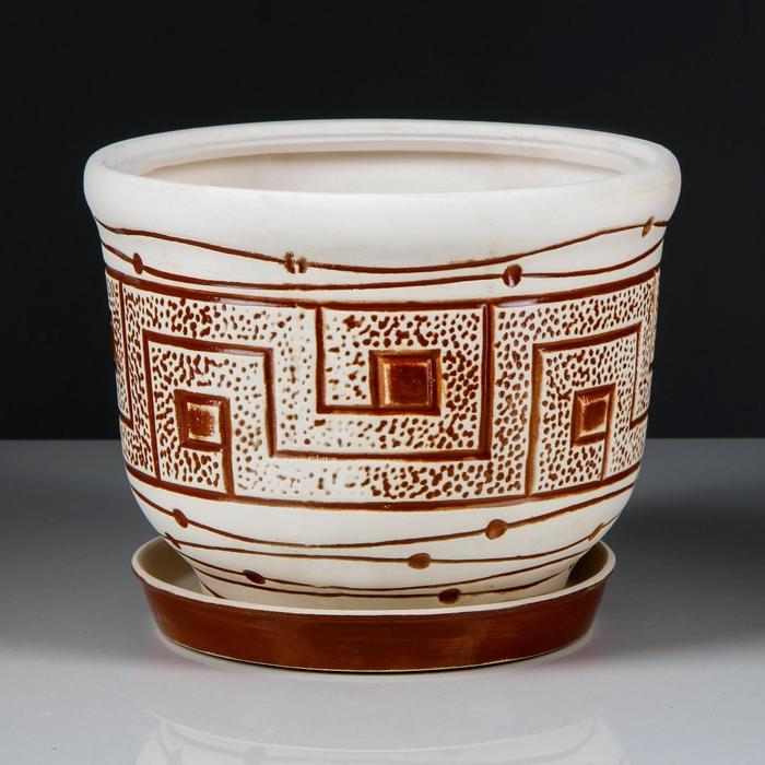 Горшок для цветов "Греческий", под шамот, керамика, 3.5 л
Горшок для цветов "Греческий", под шамот, керамика, 3.5 л