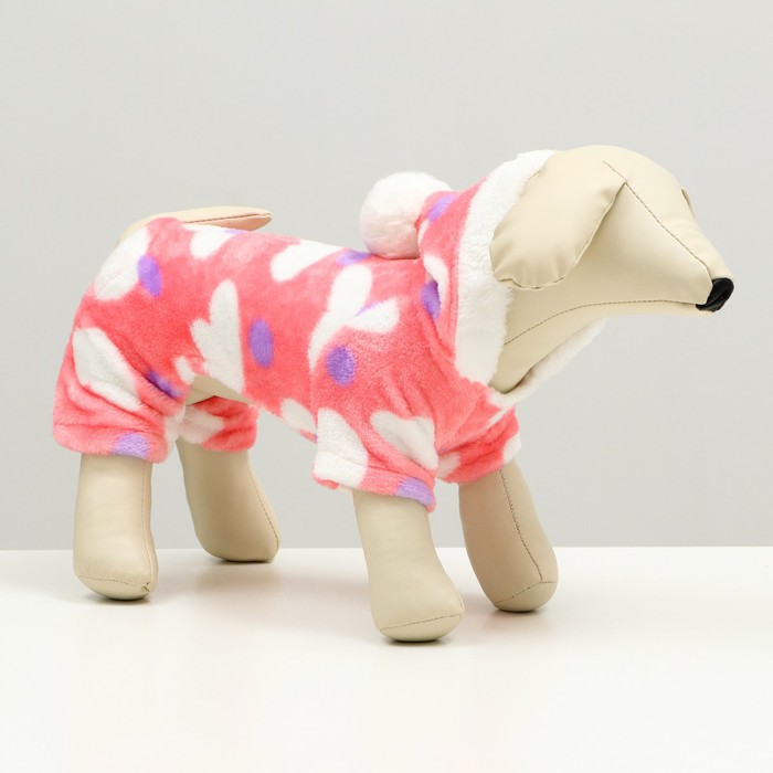 Комбинезон плюшевый "Сердечки", размер M (ДС - 24 см, ОГ - 32 см)
Комбинезон плюшевый "Сердечки", размер M (ДС - 24 см, ОГ - 32 см)