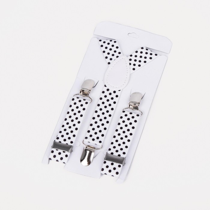 Подтяжки детские, ширина - 2,5 см, цвет белый
Подтяжки детские, ширина - 2,5 см, цвет белый