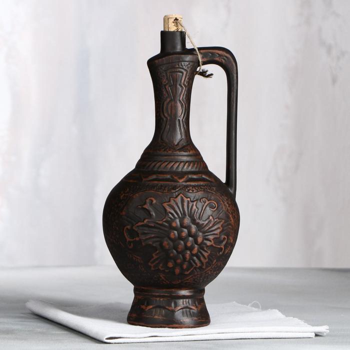 Винная бутылка "Букет", красная глина, 1.8 л
Винная бутылка "Букет", красная глина, 1.8 л