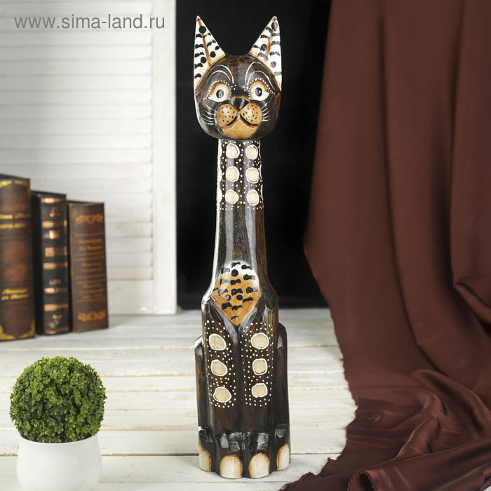 Сувенир дерево "Кошка с пятнистым ошейником" 50 см
Сувенир дерево "Кошка с пятнистым ошейником" 50 см