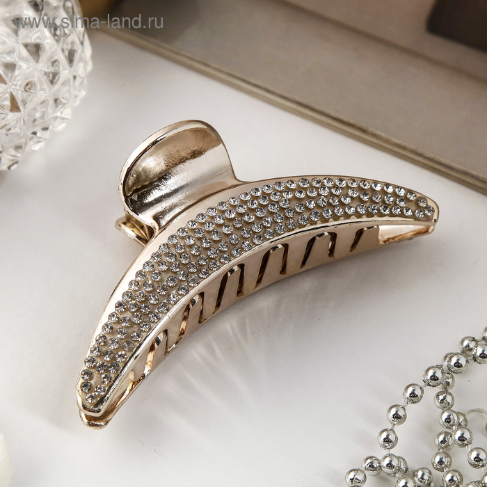 краб для волос "Золотой страза" 8 см дуга
краб для волос "Золотой страза" 8 см дуга