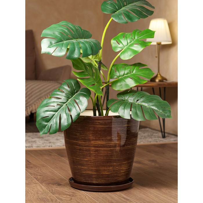 Горшок для цветов "Грация", глянец, шоколадно-золотой, 30 л
Горшок для цветов "Грация", глянец, шоколадно-золотой, 30 л