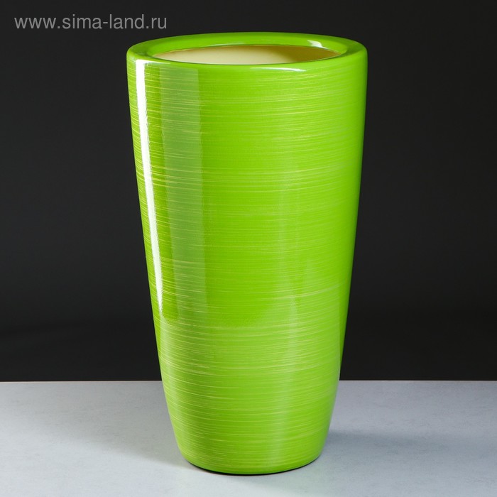 Кашпо "Цилиндр", глянец, салатово-золотой, керамика, 17 л
Кашпо "Цилиндр", глянец, салатово-золотой, керамика, 17 л