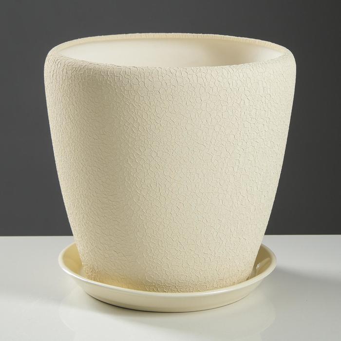 Горшок для цветов "Грация" шёлк, бежевый, 10 л
Горшок для цветов "Грация" шёлк, бежевый, 10 л