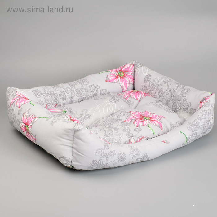 Лежанка прямоугольная, 65 х 55 х 15 см микс цветов
Лежанка прямоугольная, 65 х 55 х 15 см микс цветов