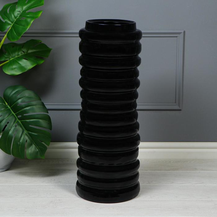 Ваза керамическая "Арма", напольная, чёрная, 65 см
Ваза керамическая "Арма", напольная, чёрная, 65 см